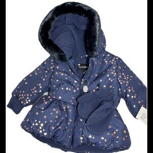 Rothschild Baby Girl 12 Month Winter Puffer Coat